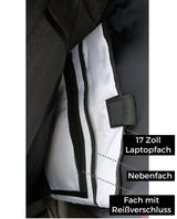 Unser JOPAT Rucksack hat ein sicheres Laptopfach im Inneren und viele weitere Möglichkeiten zum Ordnen.